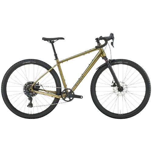 KONA Ouroboros AL, kiiltävä metallinhohtoinen Turismo Olive (vihreä)