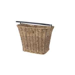 Polkupyörän etukori Basil Bremen Rattan Look KF, Seagrass, vaaleanruskea