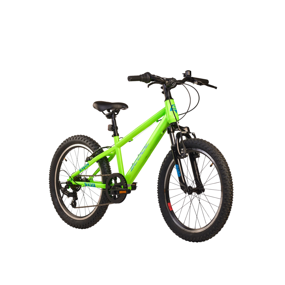 Lasten polkupyörä S'COOL Xroc, 20" neonvihreä/meri - Image 2