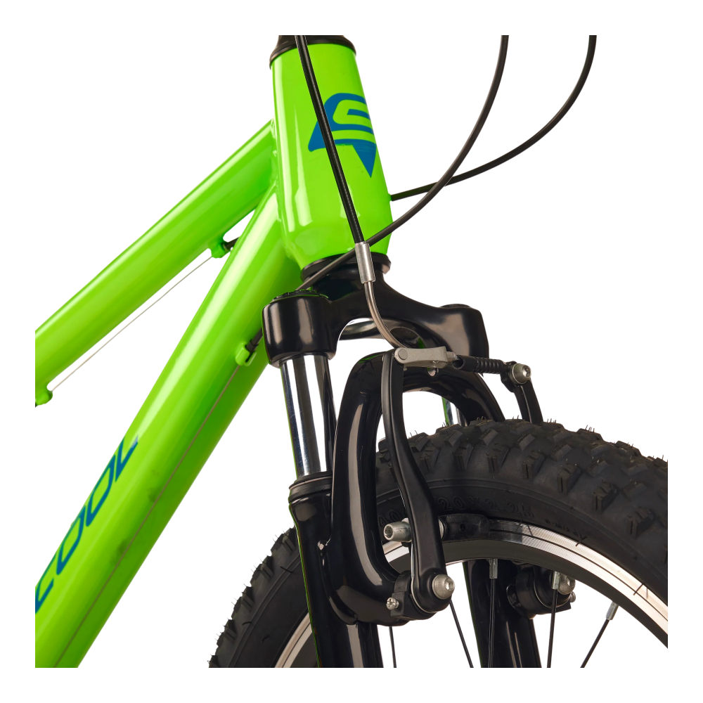Lasten polkupyörä S'COOL Xroc, 20" neonvihreä/meri - Image 4