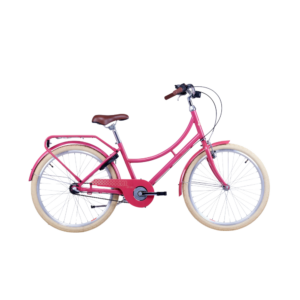 Lasten polkupyörä S'COOL chiX Classic, 24" Marja/Beige