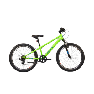 Lasten polkupyörä S'COOL Xroc, 24" neonvihreä/meri