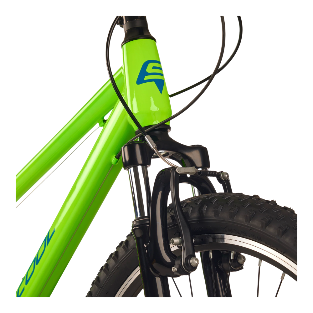 Lasten polkupyörä S'COOL Xroc, 24" neonvihreä/meri - Image 6