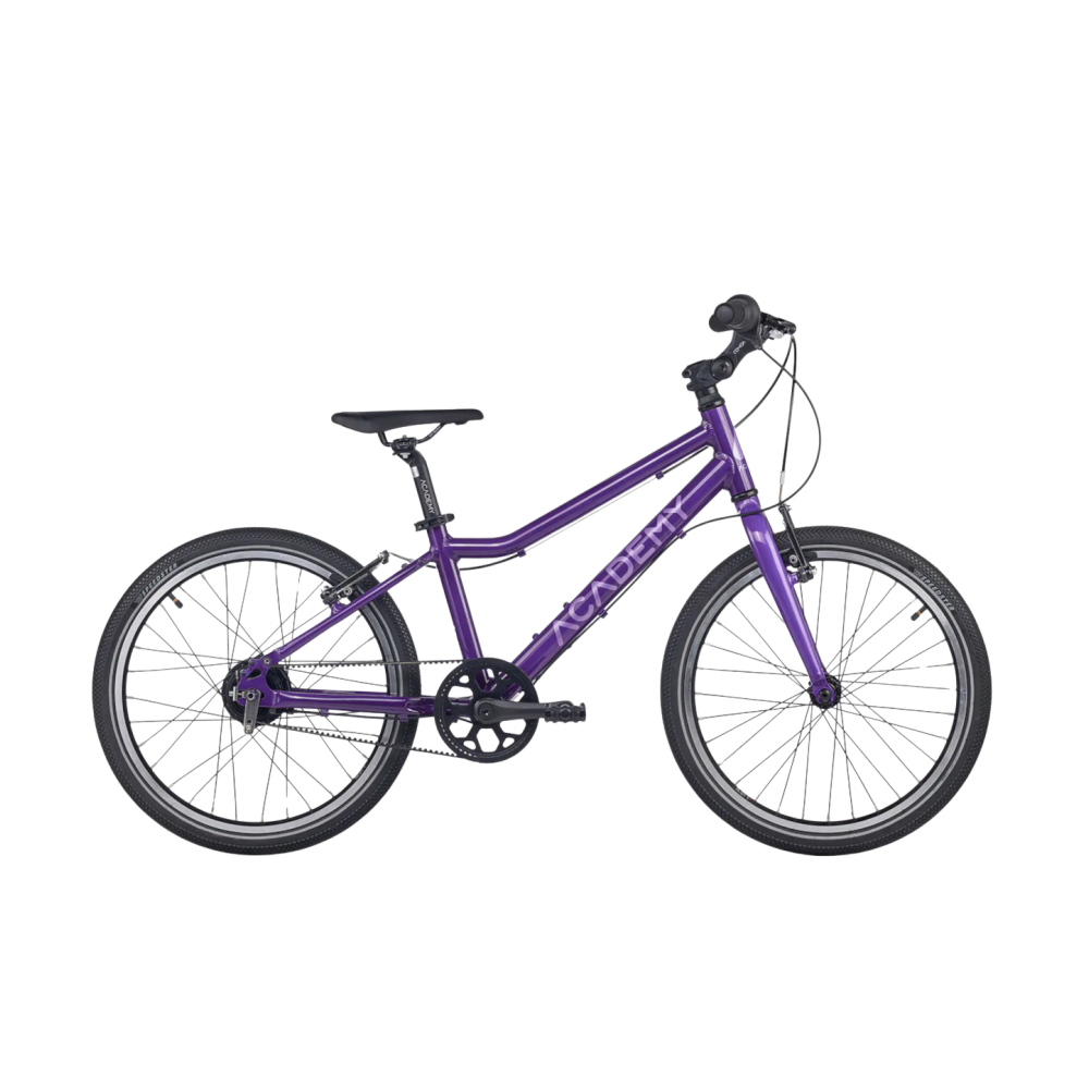 Ultrakevyt lastenpyörä ACADEMY Grade 4 vyö, 20" violetti