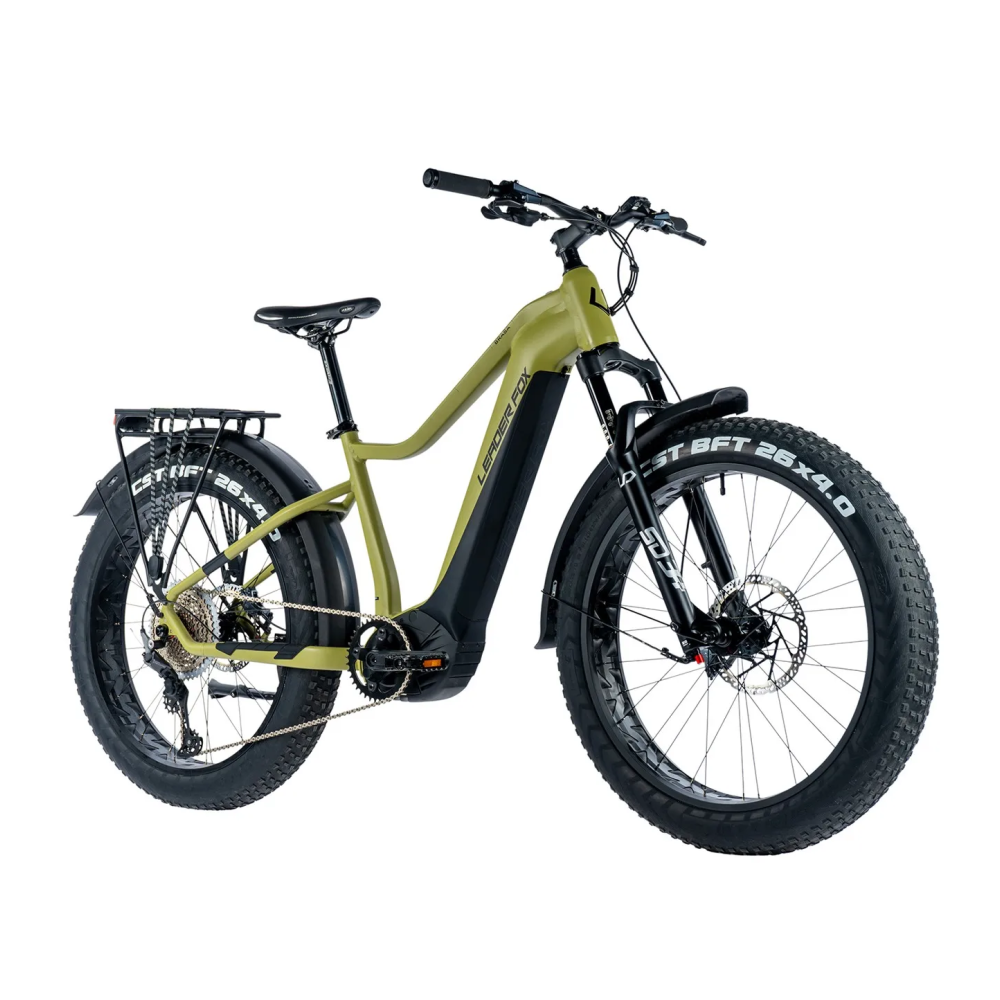 Sähköinen fatbike LEADER FOX Brasa 26": Vihreä