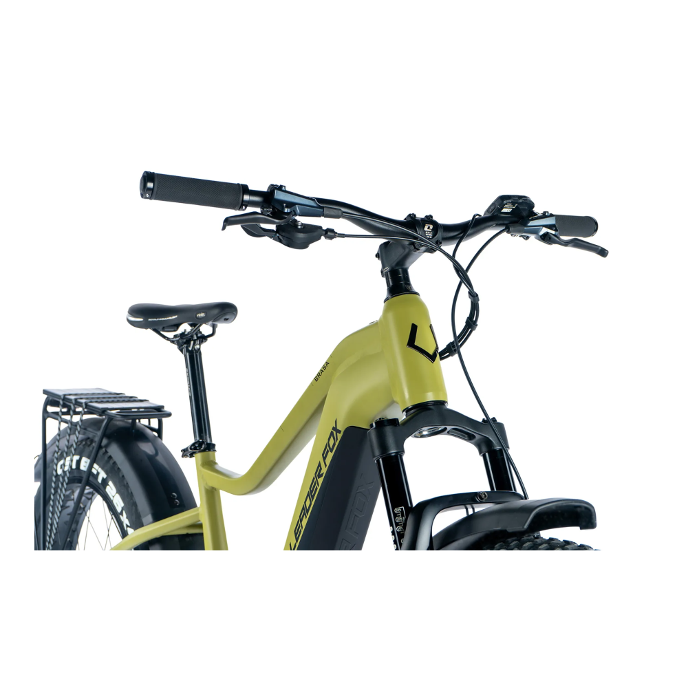 Sähköinen fatbike LEADER FOX Brasa 26": Vihreä - Image 2