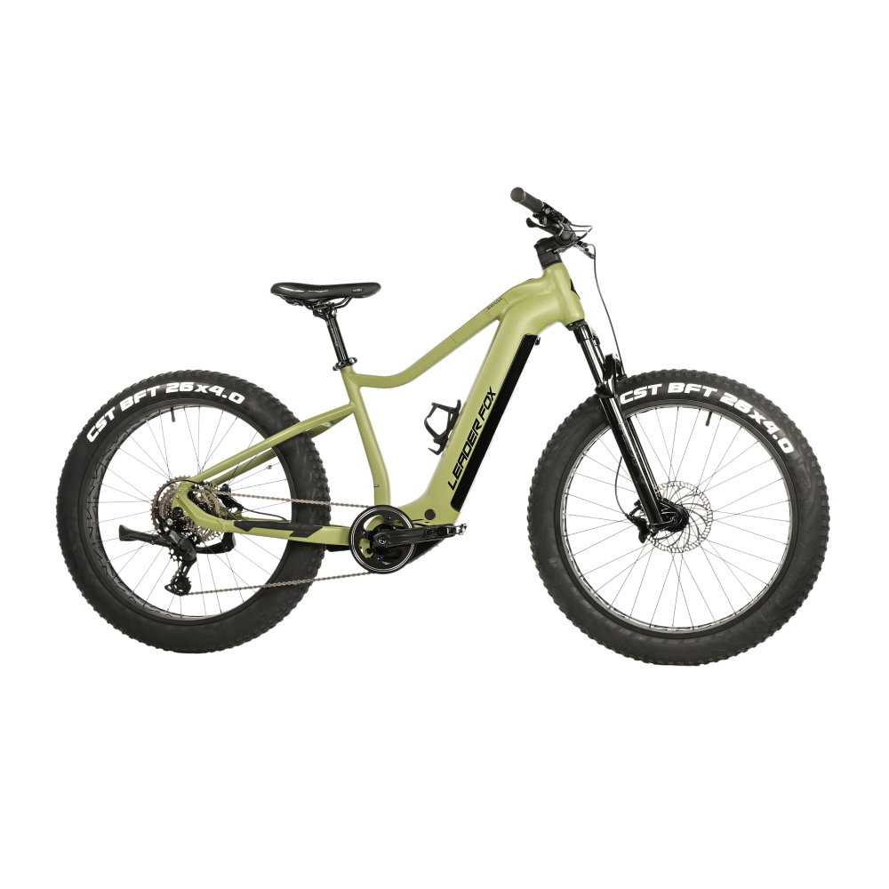 Sähköinen fatbike LEADER FOX Braga 26": Vihreä - Image 2