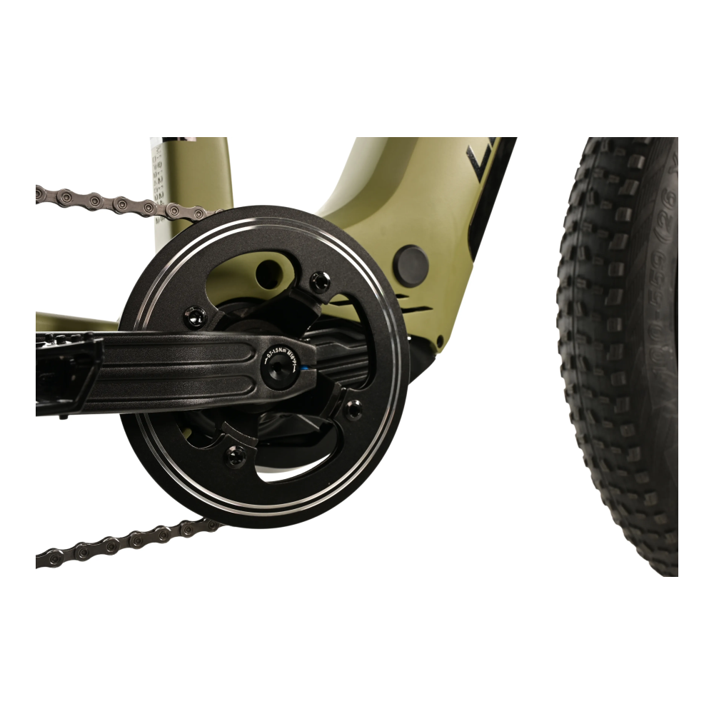 Sähköinen fatbike LEADER FOX Braga 26": Vihreä - Image 5