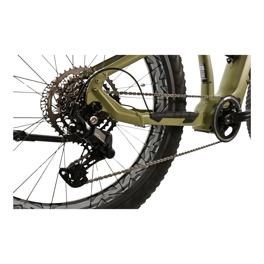 Sähköinen fatbike LEADER FOX Braga 26": Vihreä - Image 7