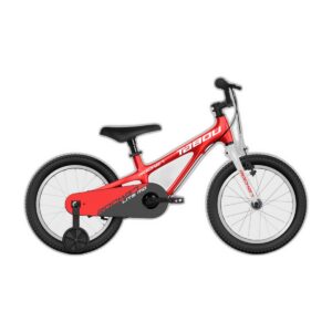 Ultrakevyt lasten polkupyörä TABOU Rocket Lite MG, 16" punavalkoinen