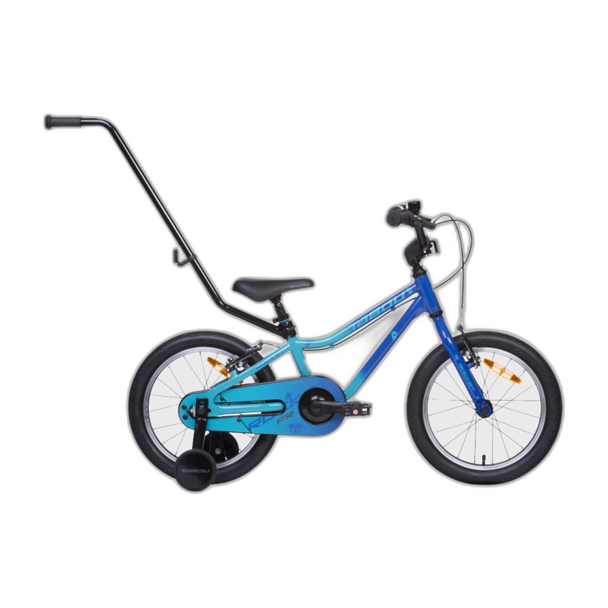 Lasten polkupyörä TABOU Rocket FR, 18" siniturkoosi