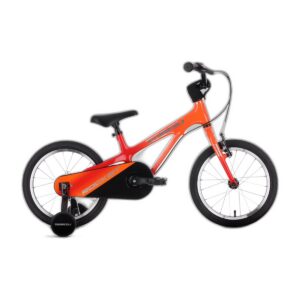 Ultrakevyt lasten polkupyörä TABOU Rocket MG, 16" punaoranssi