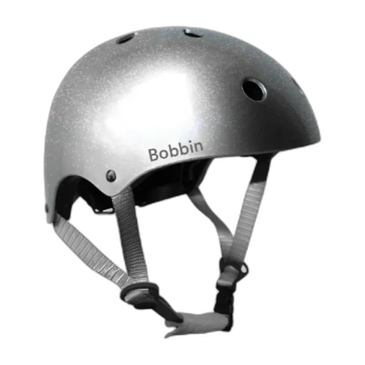 Kypärä BOBBIN Disco, hopea (S/M)