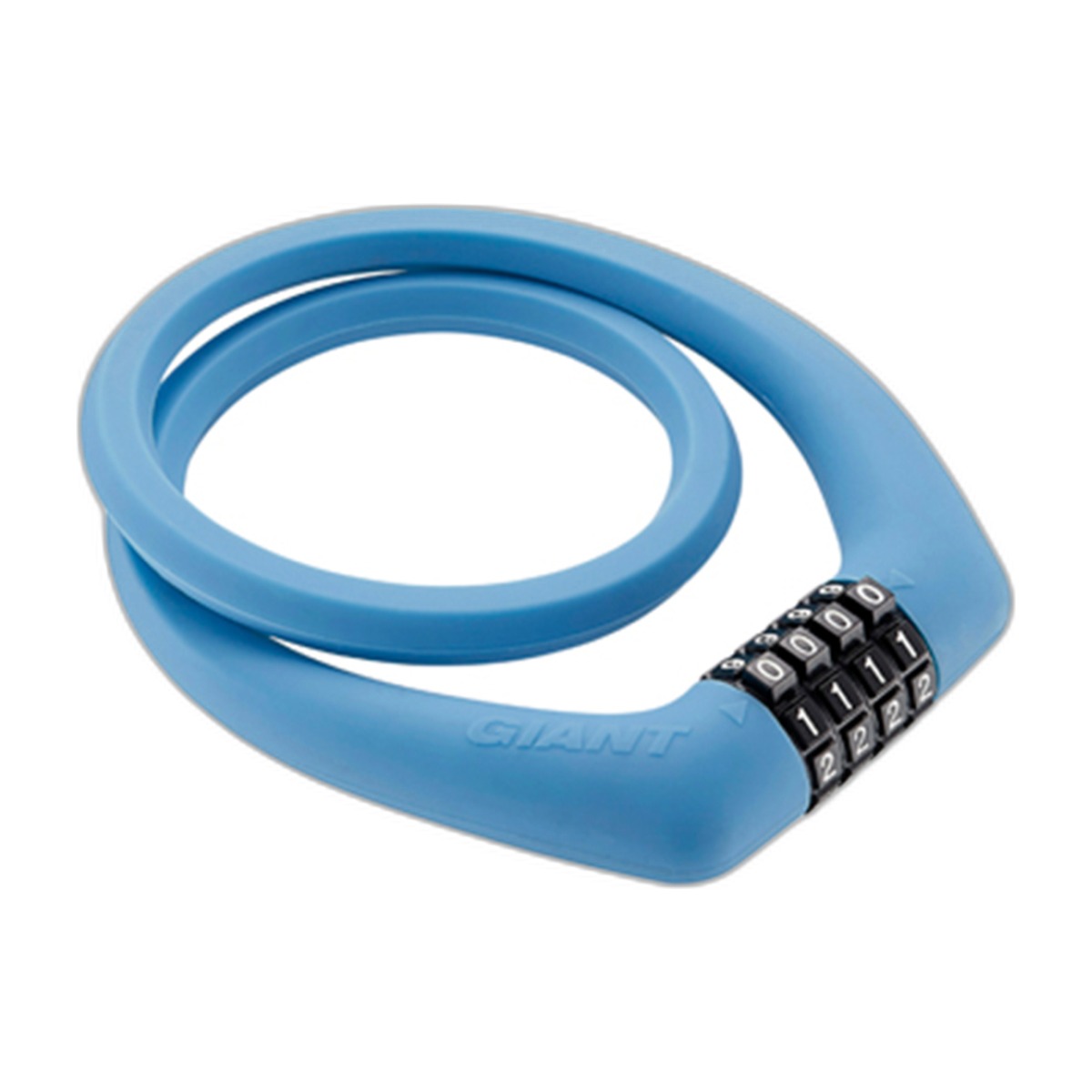 Kaapelilukko GIANT SURELOCK RUBBER Sky Blue, sininen