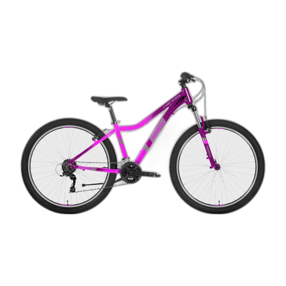 Nuorten polkupyörä TABOU Venom 1.0 W, 27.5" 17" M, pinkki-violetti