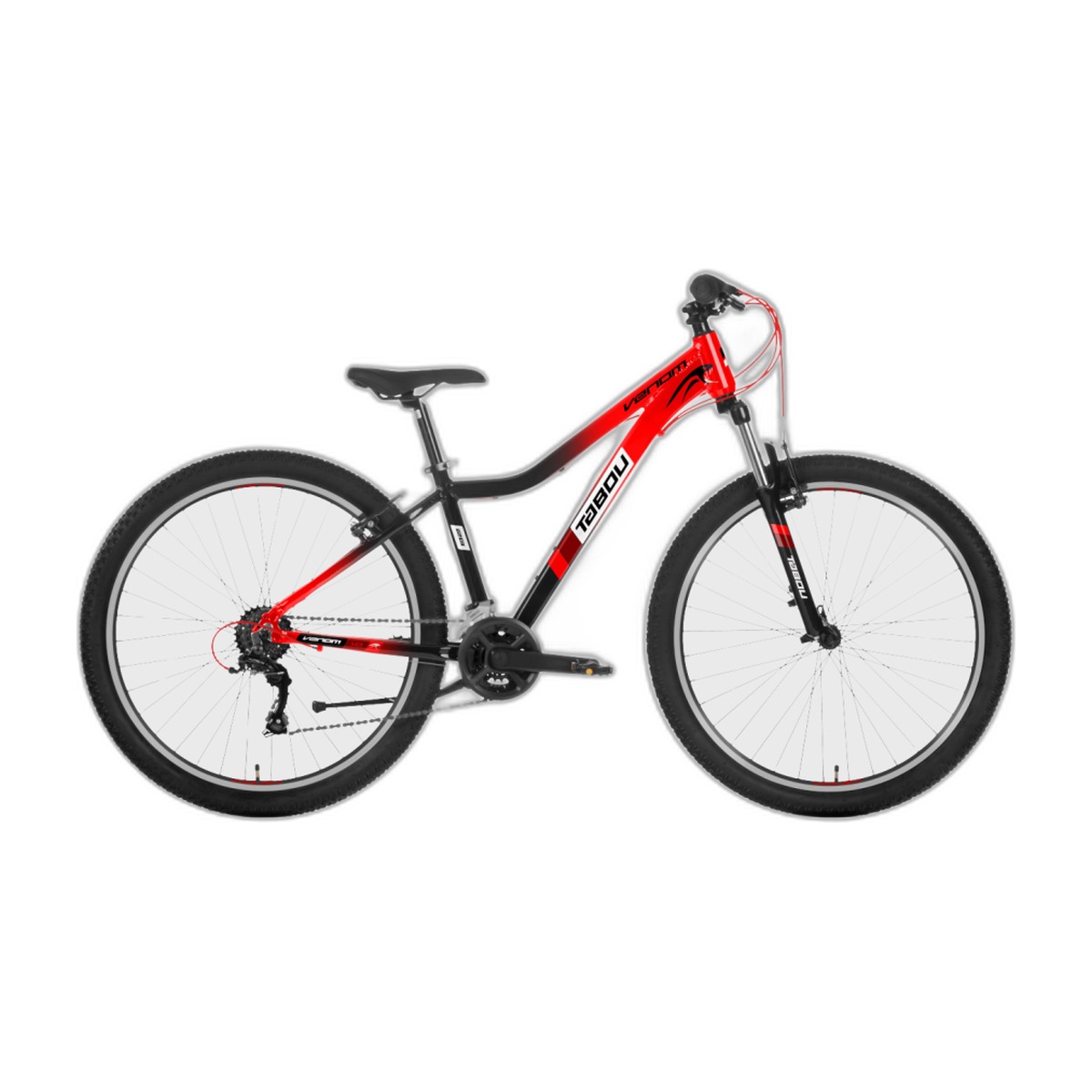 Nuorten polkupyörä TABOU Venom 1.0, 27.5" 17" M, punamusta