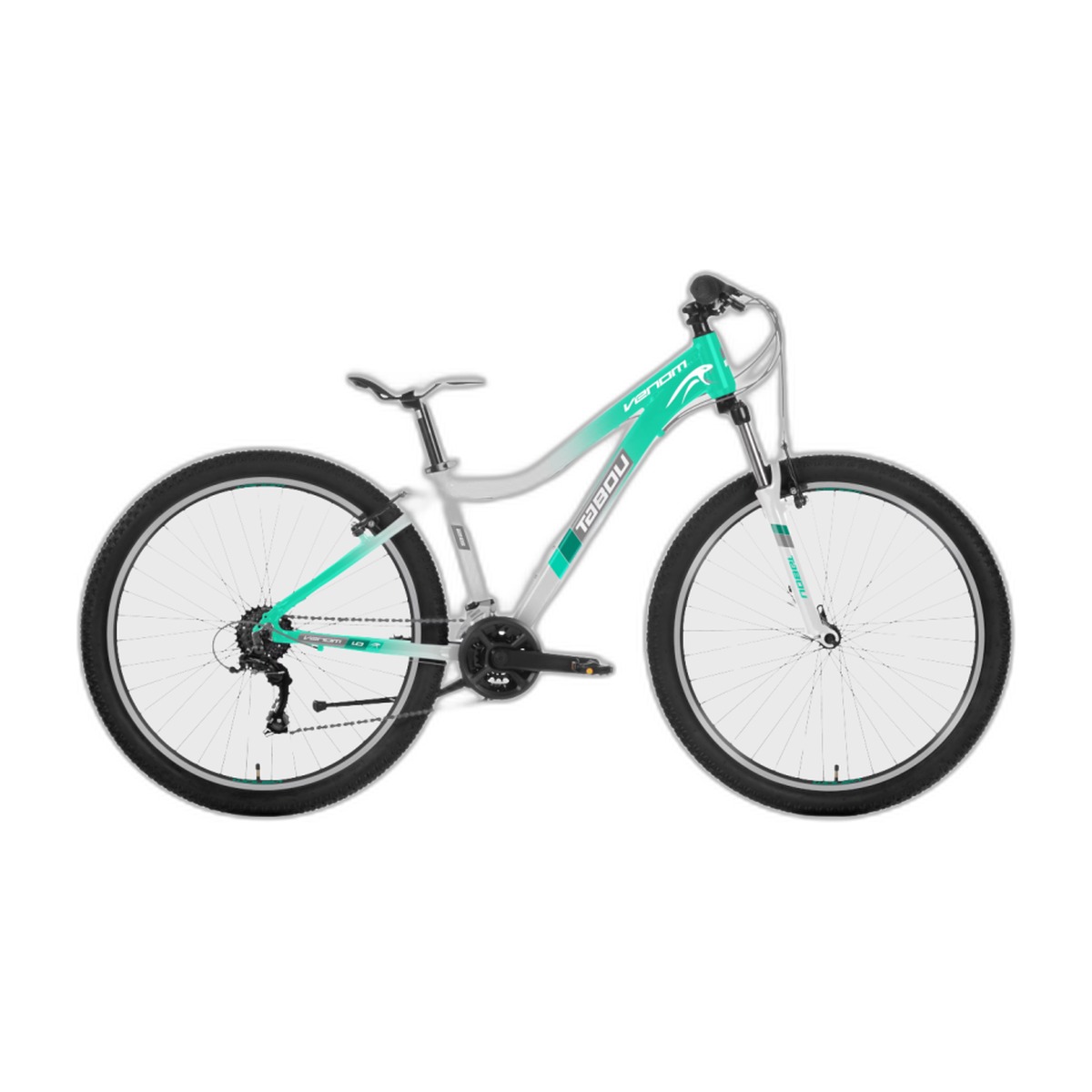 Nuorten polkupyörä TABOU Venom 1.0 W, 27.5" 17" M, mintunvalkoinen