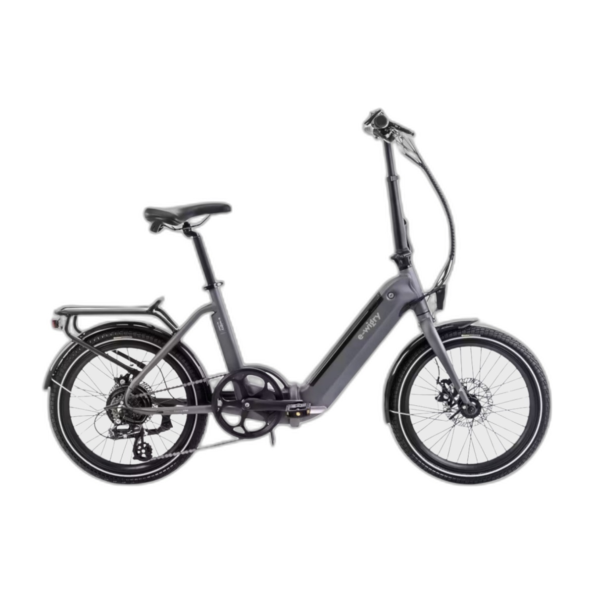 Taittuva sähköpyörä ROMET E-Wigry 1.0, tummanharmaa