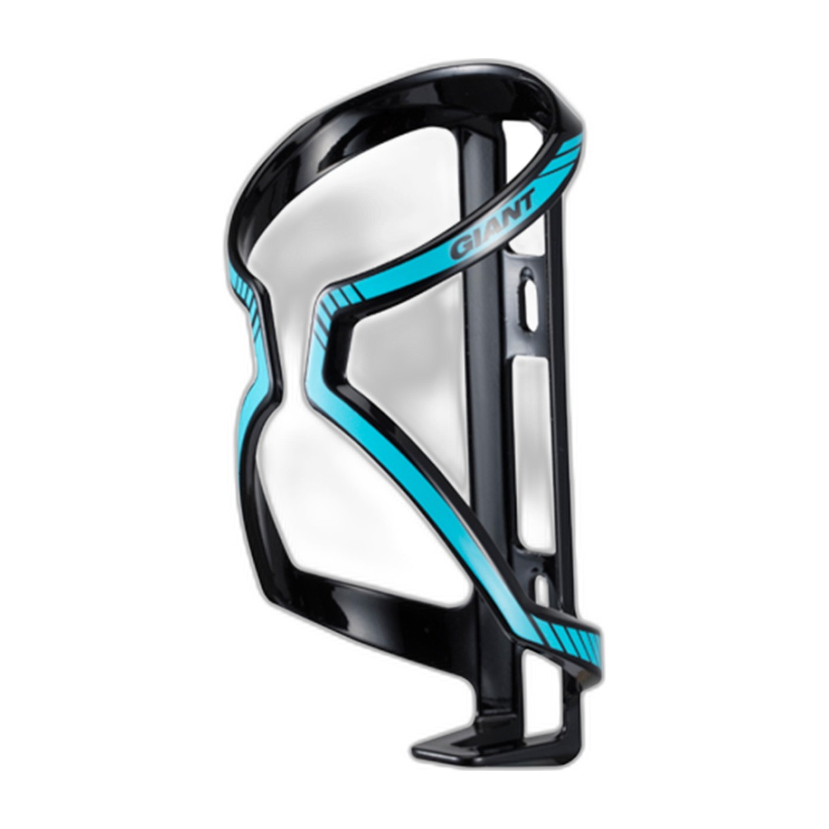 Pullonpidike GIANT AIRWAY SPORT Matt Musta/Gloss Blue, matta musta/kiiltävä sininen