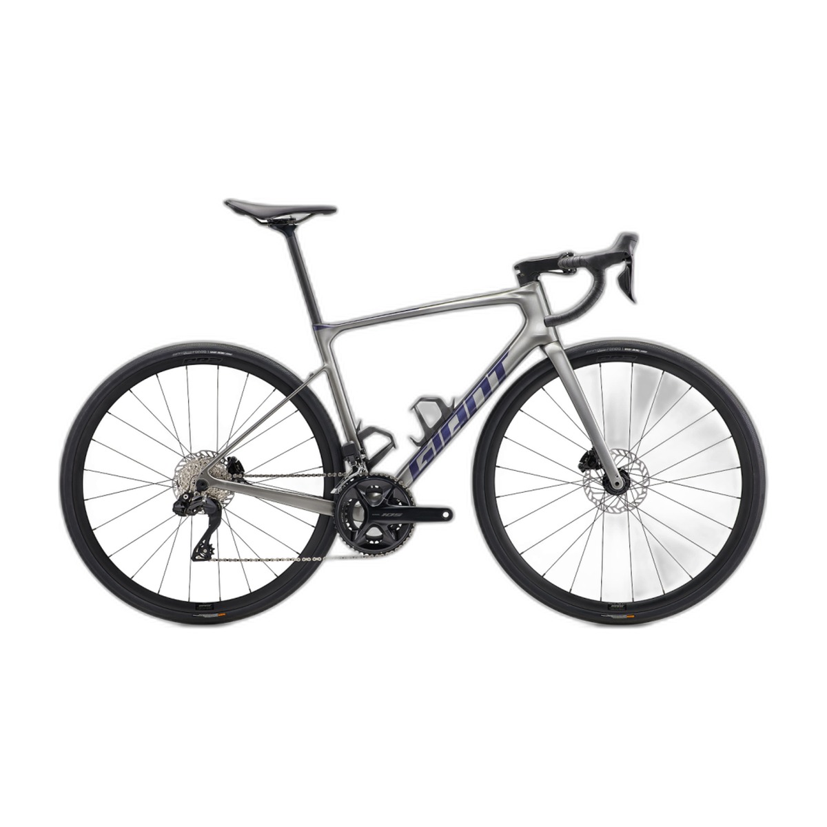 Maantiepyörä GIANT Defy Advanced 1, hiilenharmaa/Linnunrata