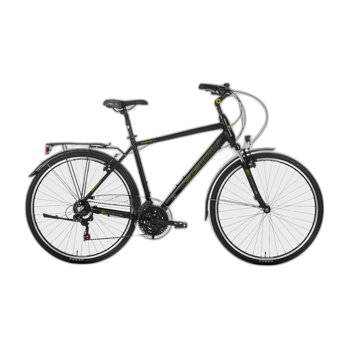 Miesten polkupyörä TABOU KINETIC 1.0, 28" mustanvihreä