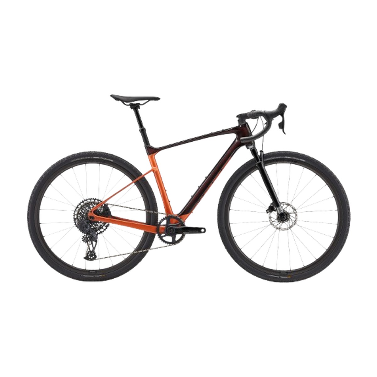 Gravel pyörä GIANT Revolt X Advanced Pro 1, Cordovan/Copper Coin