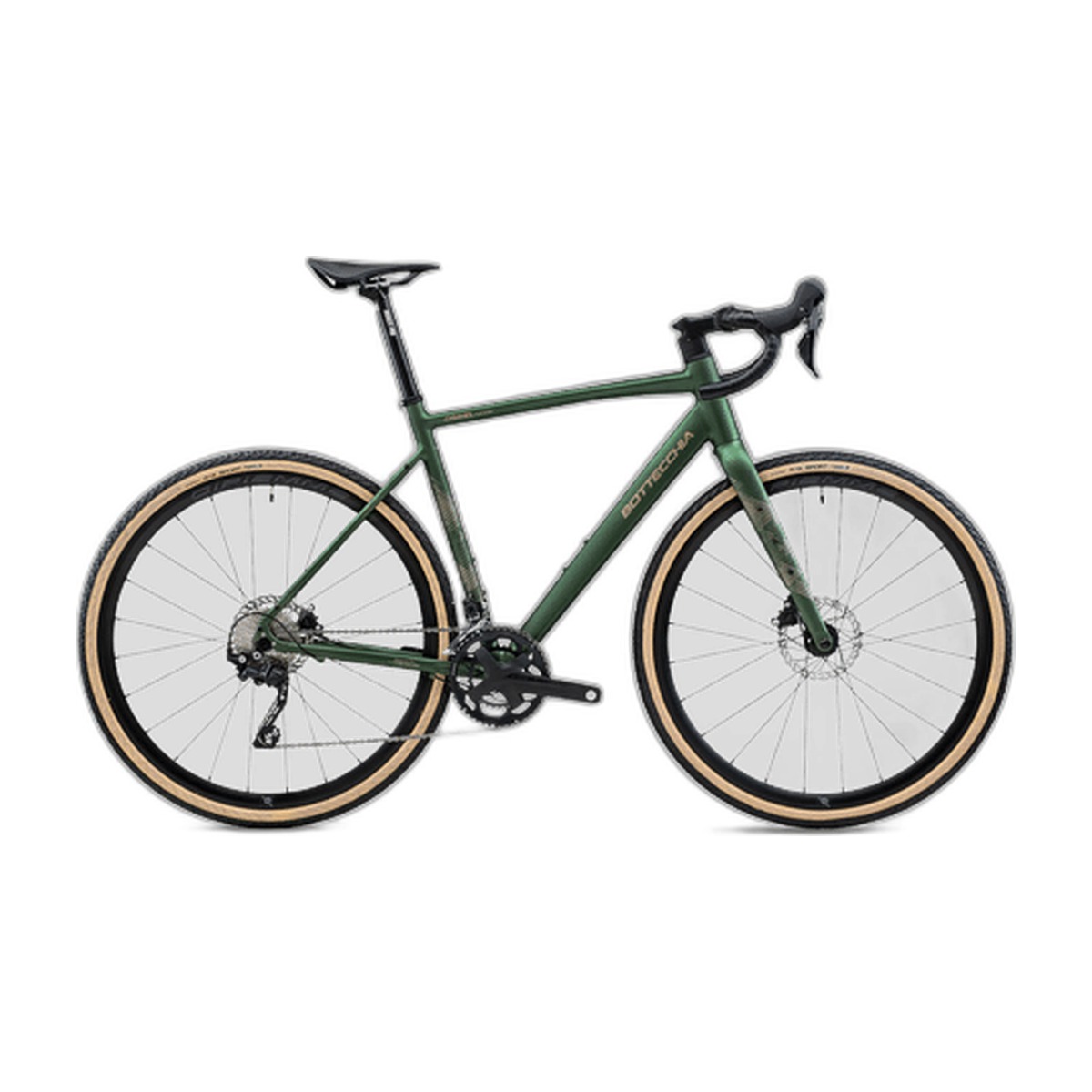Gravel pyörä BOTTECCHIA Gravel Monster - Sora 18s - C46 Matt Green