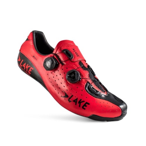 Lake CX402 Speedplay maantiekengät – punainen/musta 44