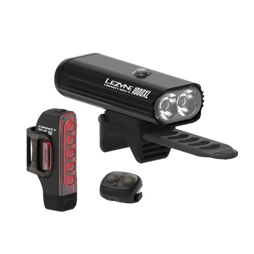 Lezyne Connect Drive PRO 1000XL etuvalo + Strip Connect takavalo