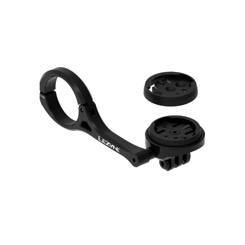 Lezyne Garmin/Wahoo GPS Forward GoPro Mount eteenpäin ulottuva ohjaustankokiinnike pyörätietokoneelle
