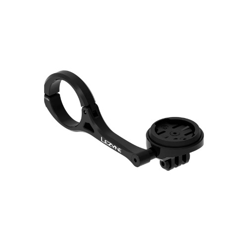 Lezyne Garmin/Wahoo GPS Forward GoPro Mount eteenpäin ulottuva ohjaustankokiinnike pyörätietokoneelle