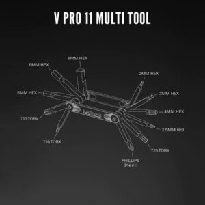 Lezyne V Pro 11 monityökalu