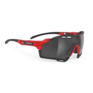 Rudy Project Cutline lasit – fire red matte (smoke black)