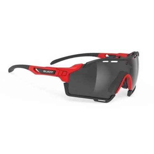 Rudy Project Cutline lasit – fire red matte (smoke black)
