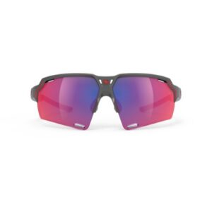 Rudy Project Deltabeat -lasit – charcoal matte (multilaser red) - Image 2