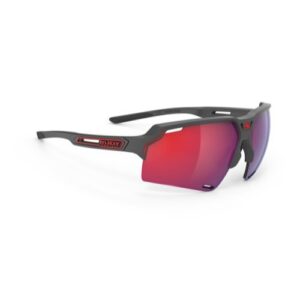 Rudy Project Deltabeat -lasit – charcoal matte (multilaser red) - Image 3