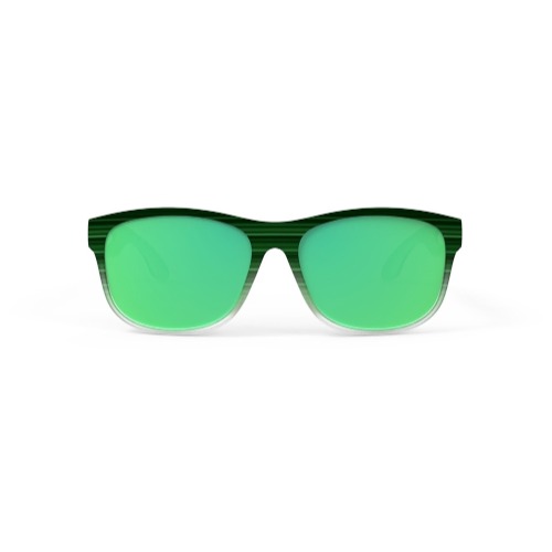 Rudy Project Groundcontrol -aurinkolasit – streaked green matte (Polar 3FX HDR)