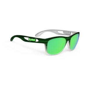 Rudy Project Groundcontrol -aurinkolasit – streaked green matte (Polar 3FX HDR)