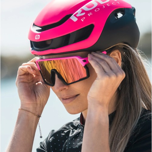 Rudy Project Kelion aurinkolasit – pink fluo matte (multilaser sunset) - Image 3