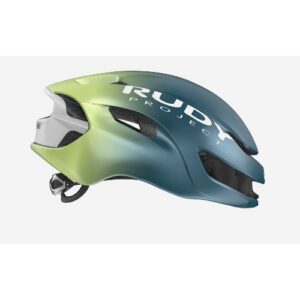 Rudy Project Nytron kypärä – blue avio/apple green metal matte