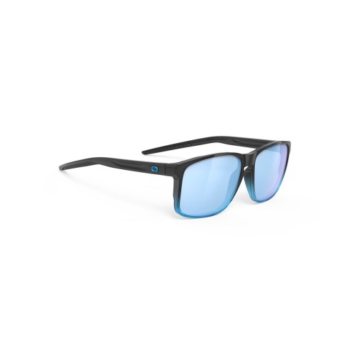 Rudy Project Overlap -aurinkolasit – black fade crystal azur gloss (multilaser ice)