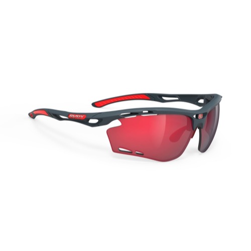 Rudy Project Propulse -lasit – charcoal matte (multilaser red)