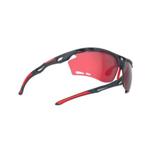 Rudy Project Propulse -lasit – charcoal matte (multilaser red)