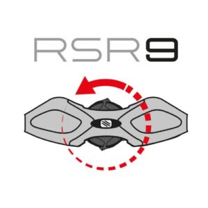 Rudy Project RSR9 kypärän koon säätöjärjestelmä – musta/heijastimella
