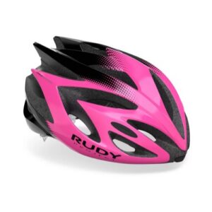 Rudy Project Rush -pyöräilykypärä, neonpinkki – musta