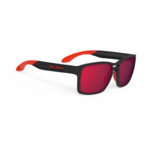Rudy Project Spinair 57 -aurinkolasit – carbonium (multilaser red)