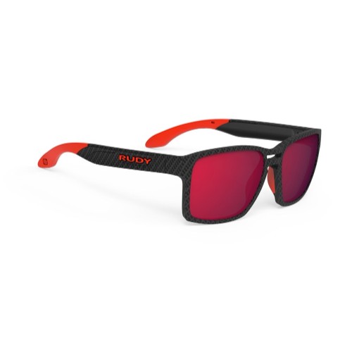 Rudy Project Spinair 57 -aurinkolasit – carbonium (multilaser red)
