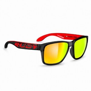 Rudy Project Spinhawk aurinkolasit – crystal metal black (multilaser orange)