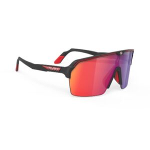 Rudy Project Spinshield AIR aurinkolasit – black matte (multilaser red)