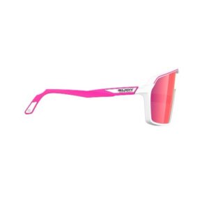 Rudy Project Spinshield -aurinkolasit – white/pink fluo (multilaser red)
